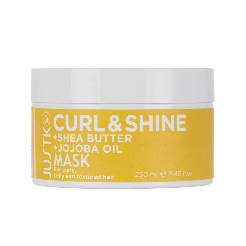 JustK Shea Butter & Jojoba Oil Curl & Shine Mask - 250ml