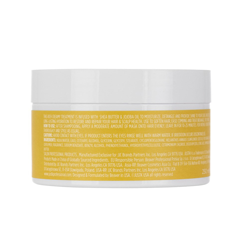 JustK Shea Butter & Jojoba Oil Curl & Shine Mask - 250ml
