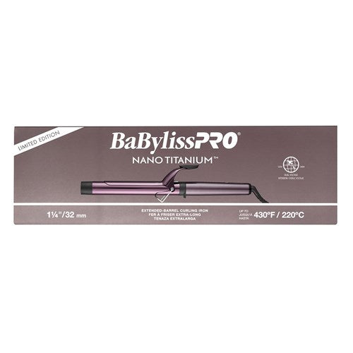 BaBylissPRO Nano Titanium Curling Iron Nightfall 32mm