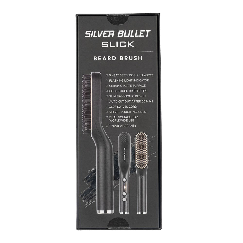 Silver Bullet Slick Beard Straightening Brush