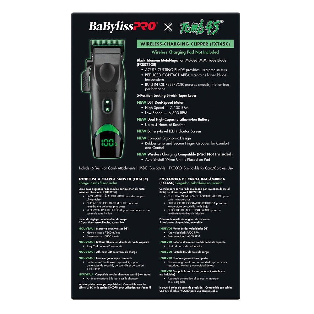 BaBylissPRO x Tomb45 Hair Clipper