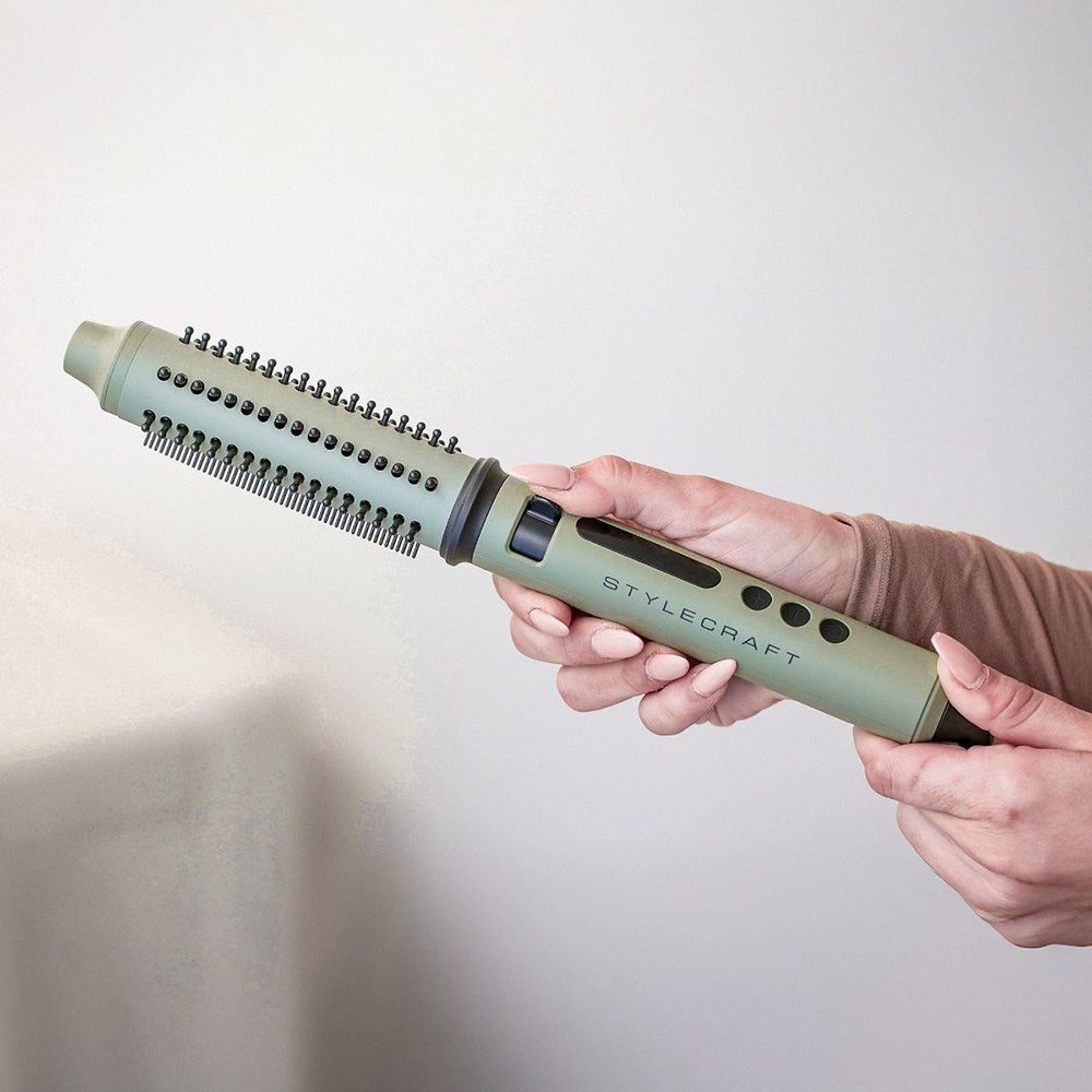 StyleCraft by Silver Bullet Sage Retractable Hot Brush and Curling Iron