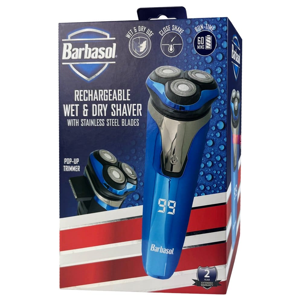 Barbasol - Rechargeable Wet and Dry Shaver 