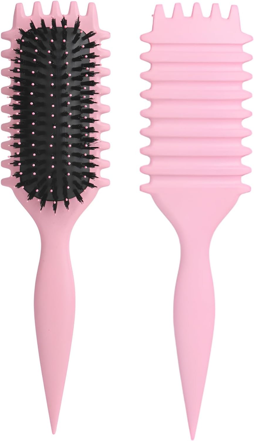 Curly Hair Styling Brush Pink