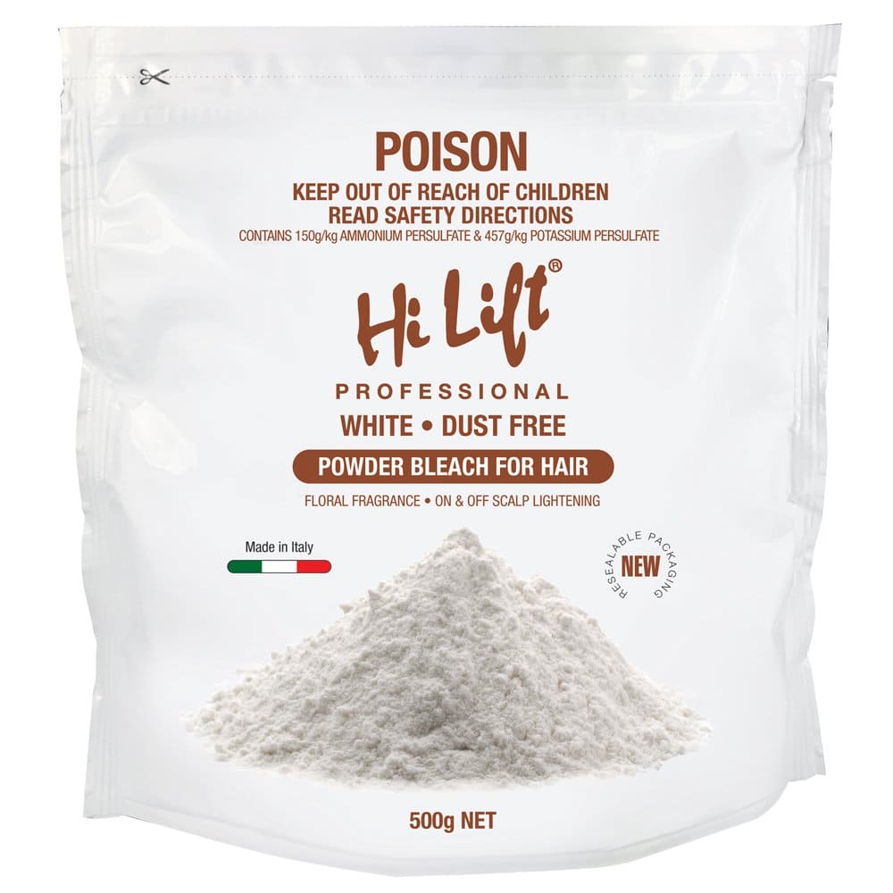 Hi Lift Powder Bleach White Pouch 500gP