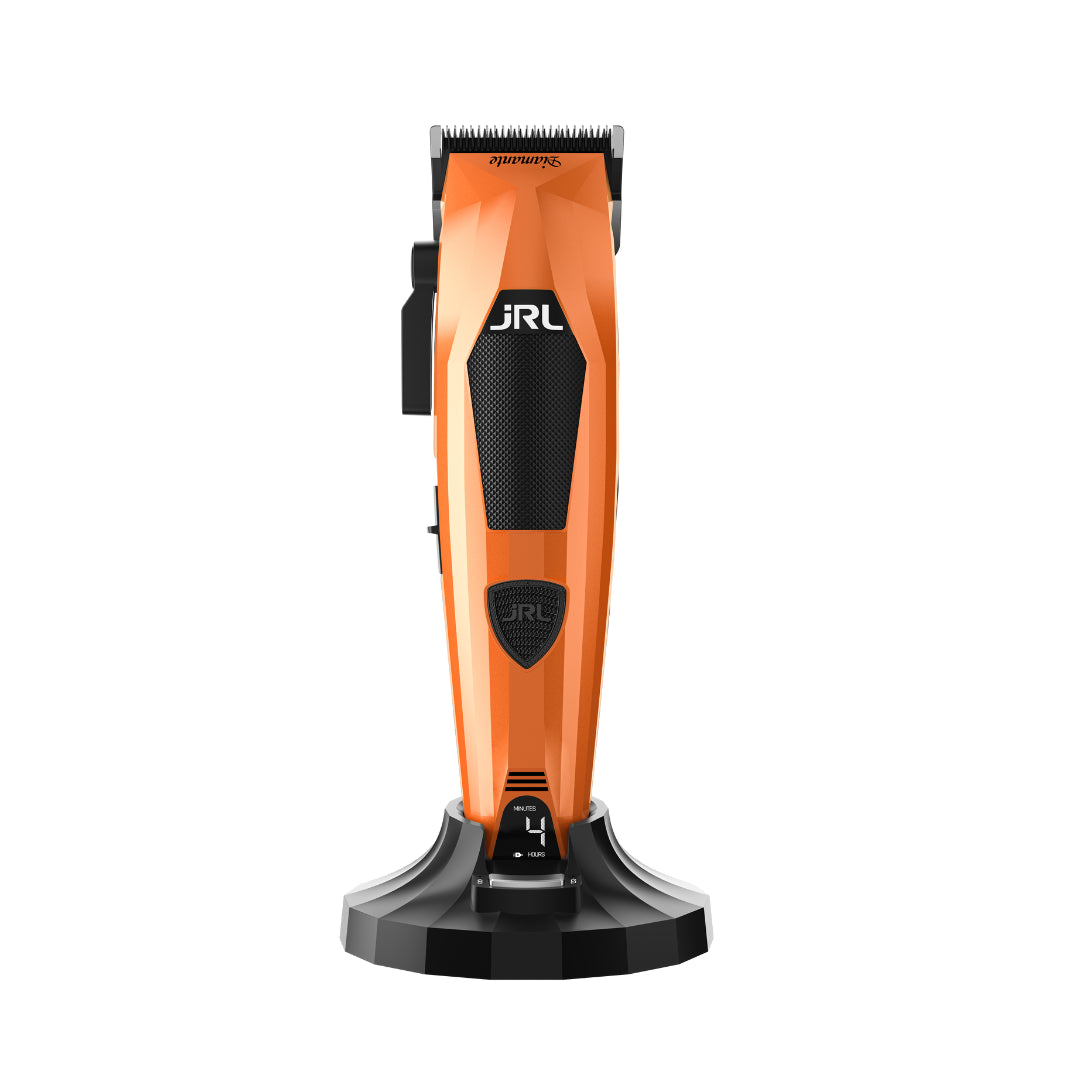 Diamante ORANGE Clippers and Black neck rolls