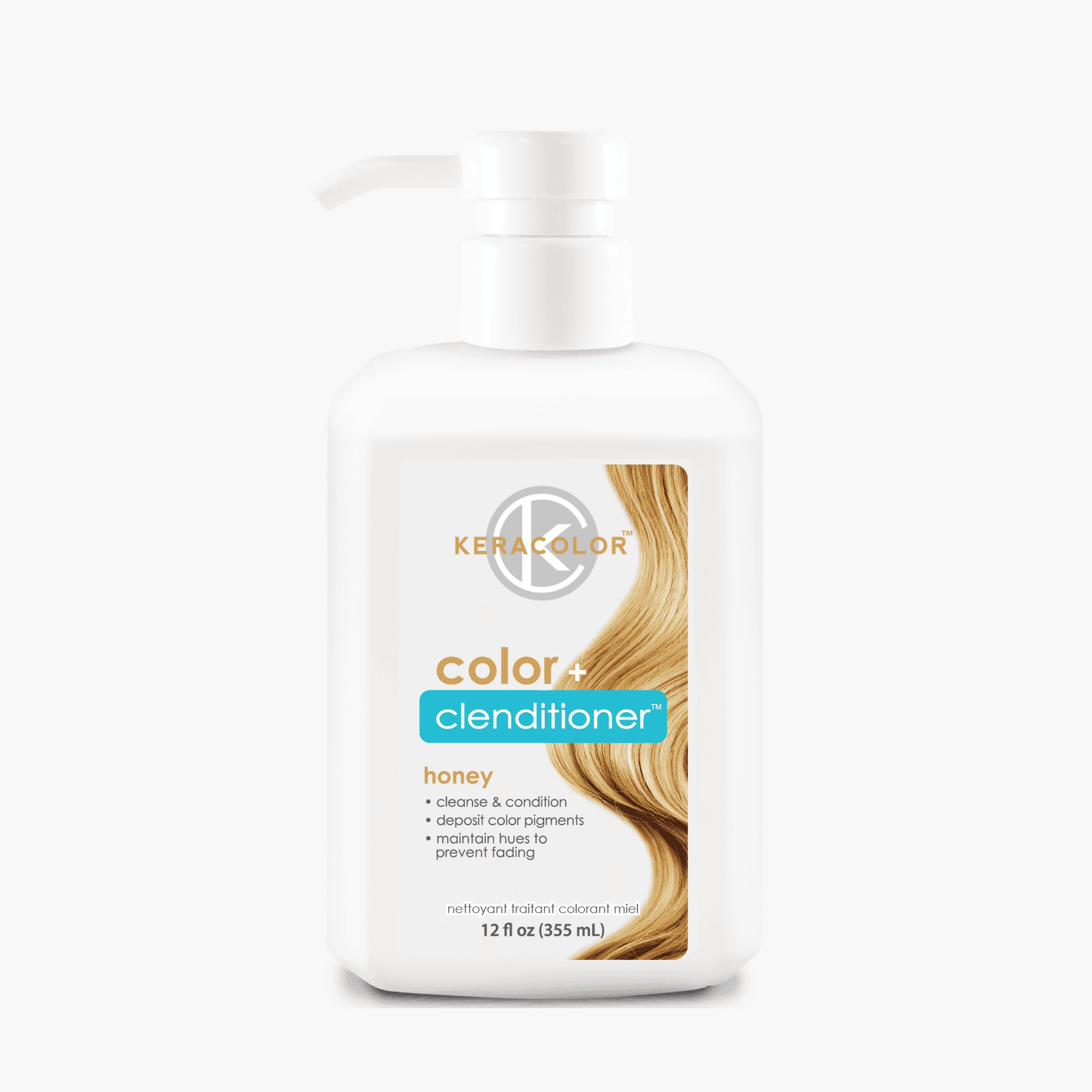 Keracolor Colour + Clenditioner Honey - 355ml