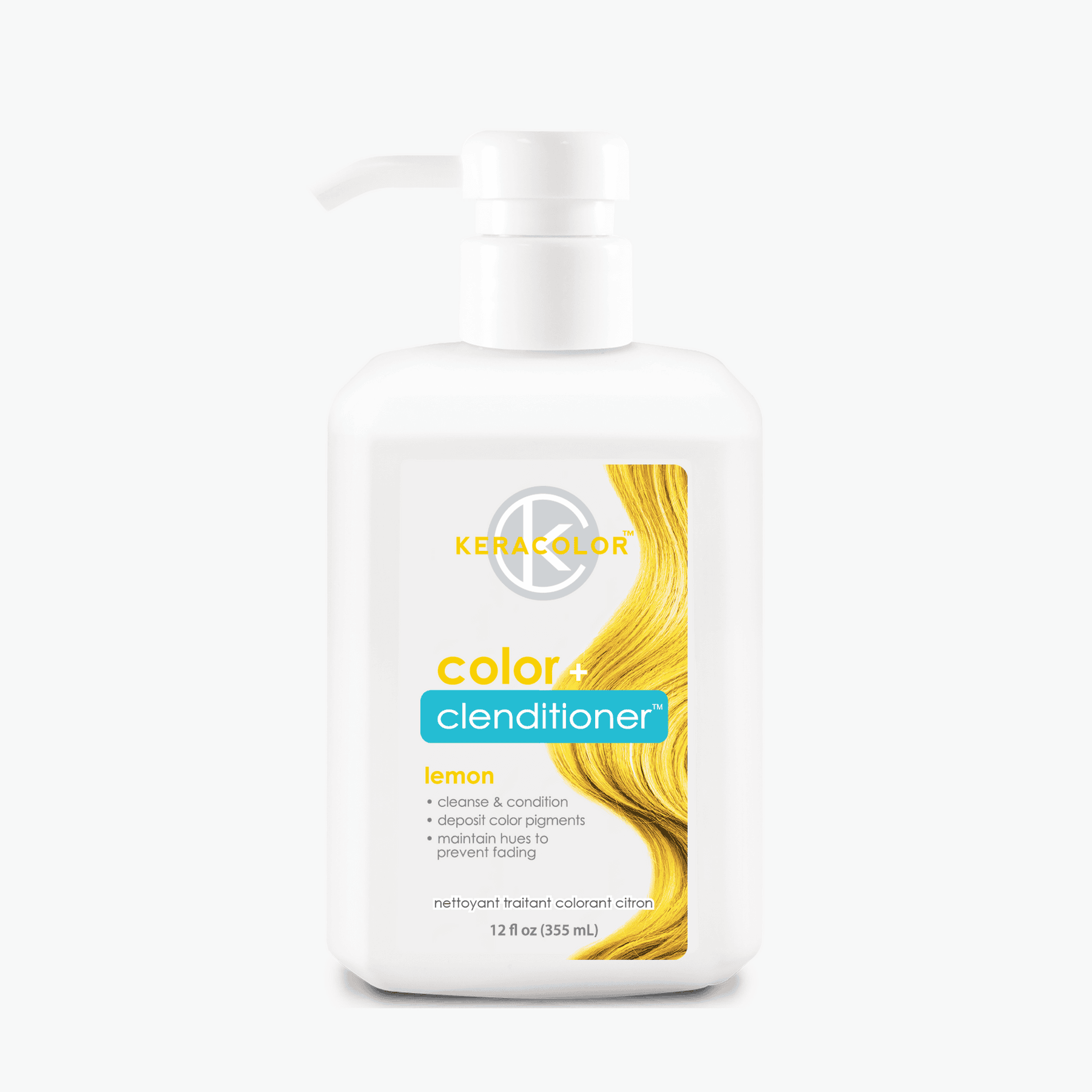 Keracolor Colour + Clenditioner Lemon - 355ml