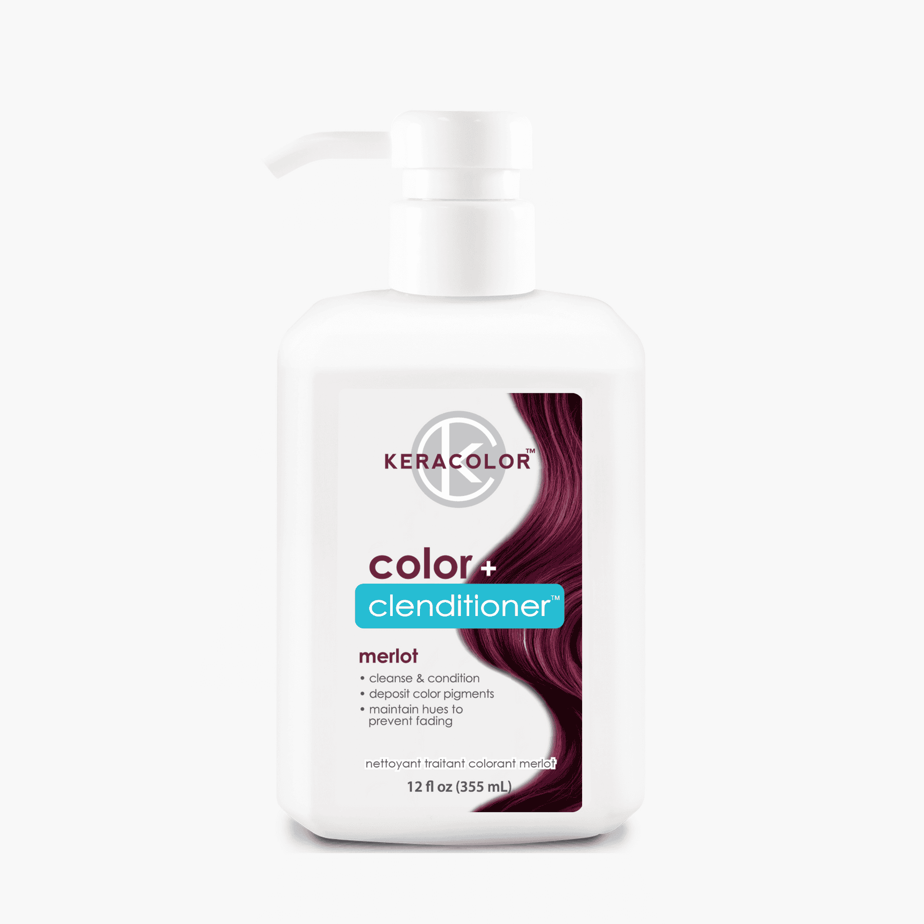 Keracolor Colour + Clenditioner Merlot - 355ml
