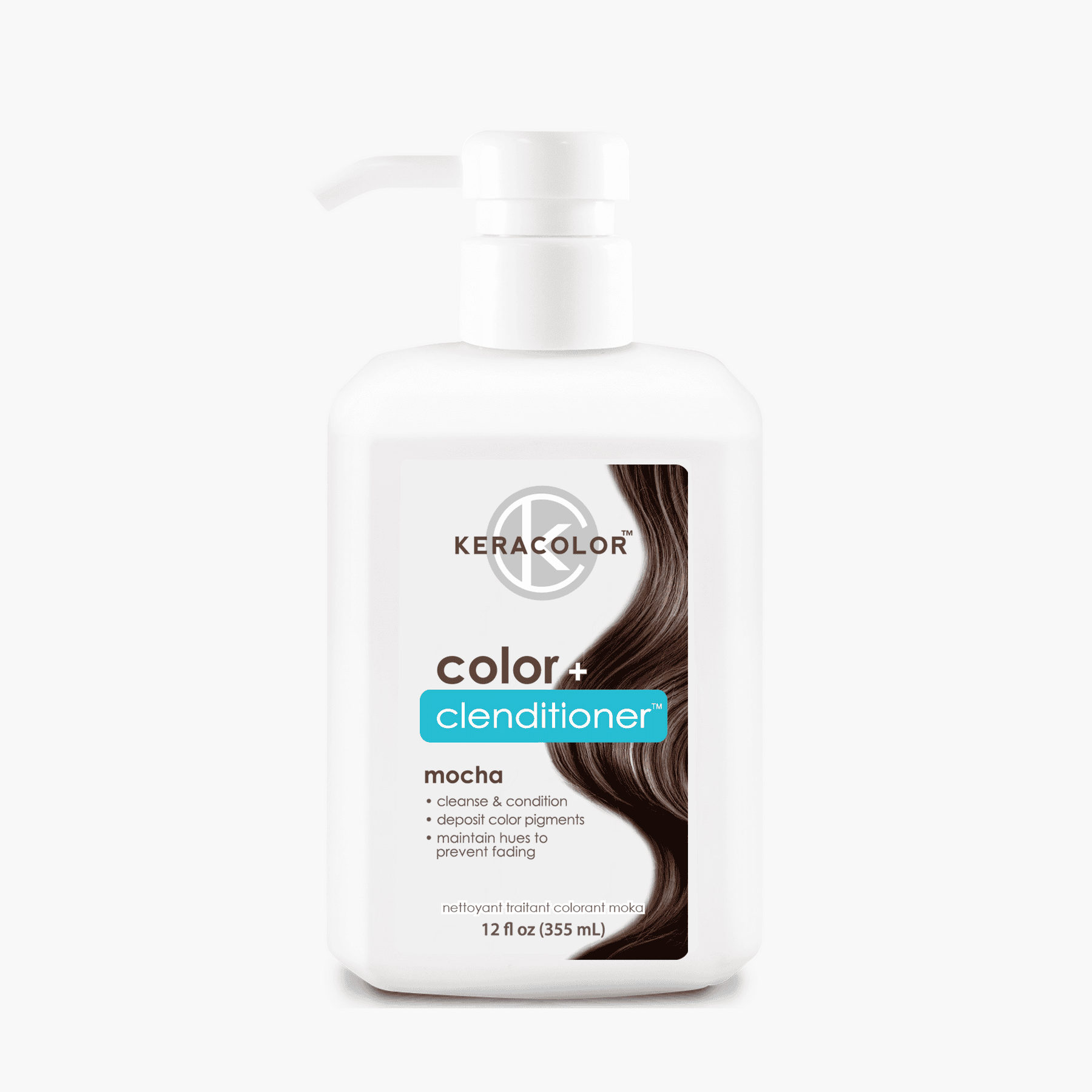 Keracolor Colour + Clenditioner Mocha - 355ml