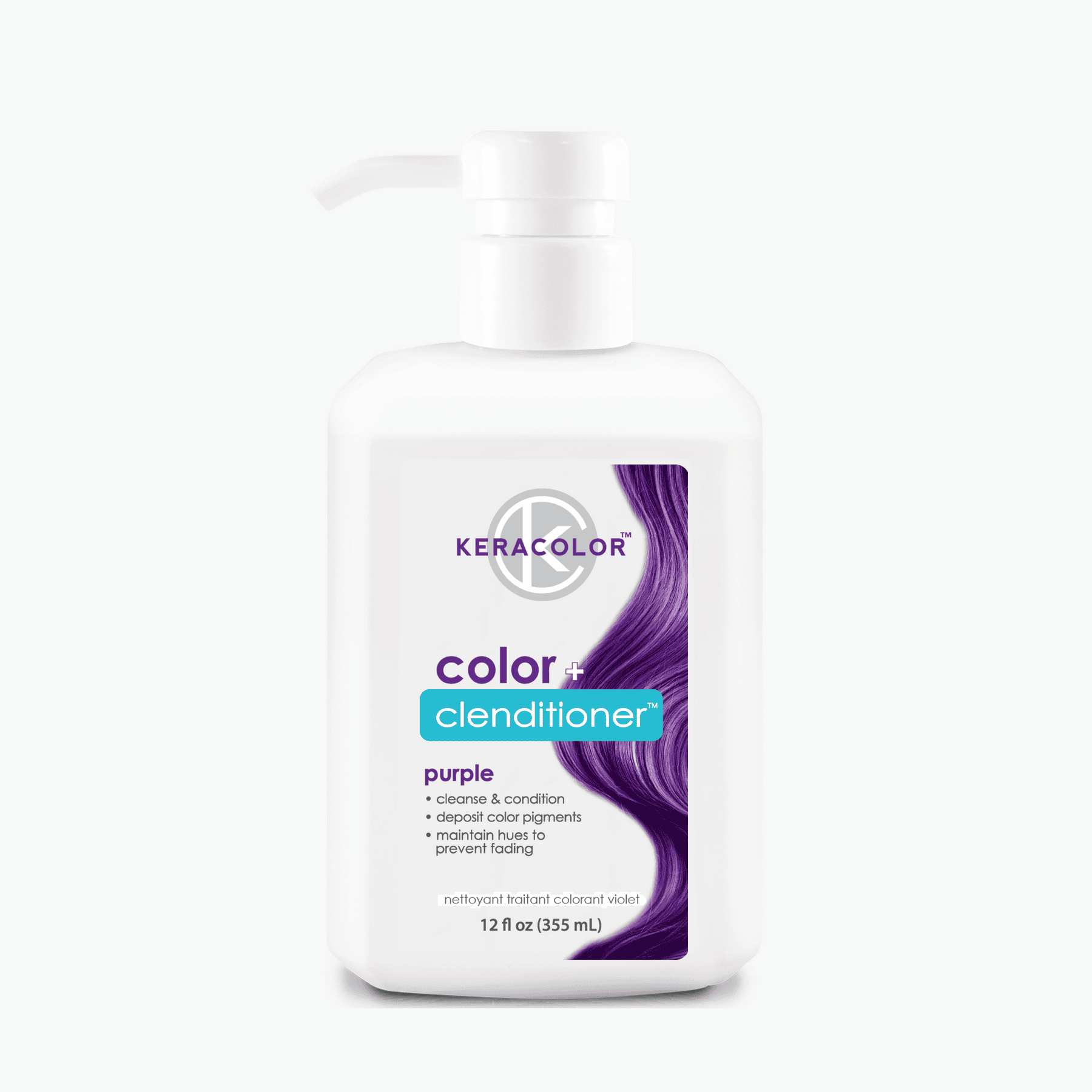 Keracolor Colour + Clenditioner Purple - 1L
