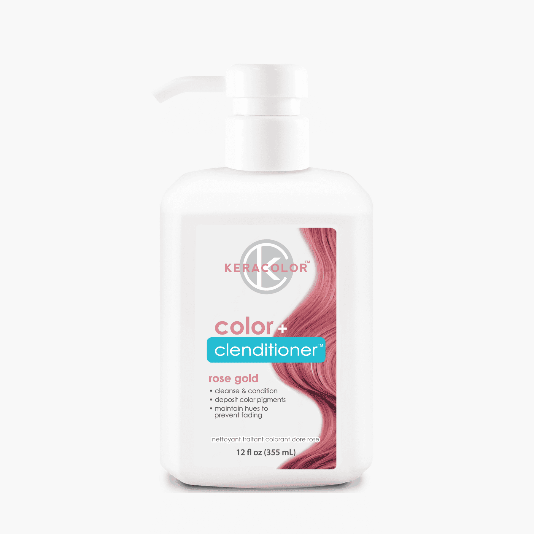 Keracolor Colour + Clenditioner Rose Gold - 355ml