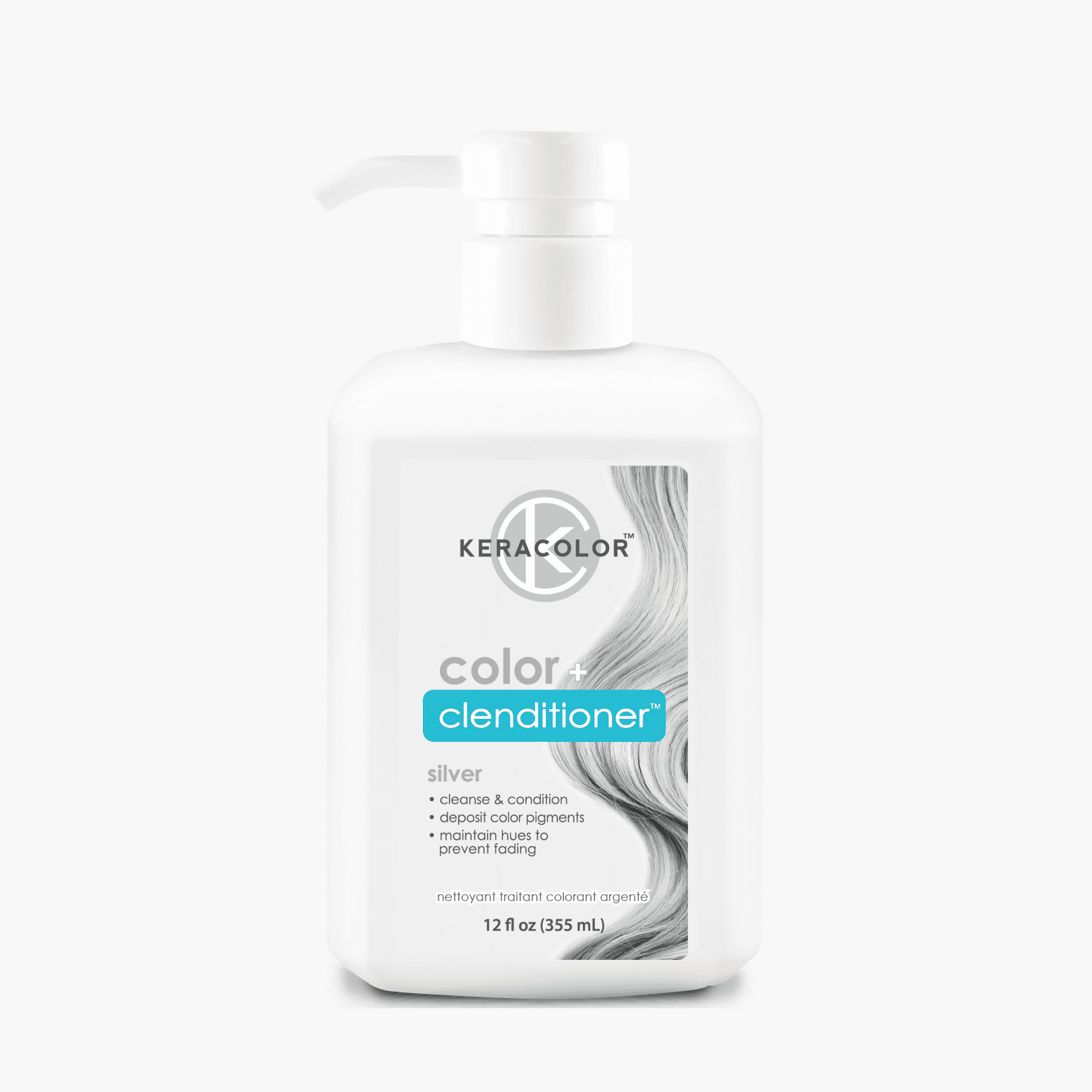 Keracolor Colour + Clenditioner Silver - 1L