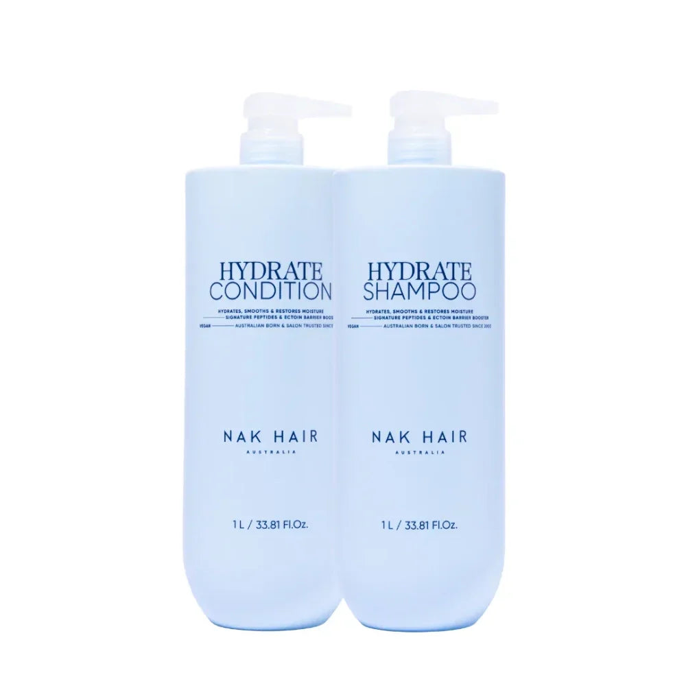NAK Signature Hydrate Shampoo & Conditioner 1L Duo