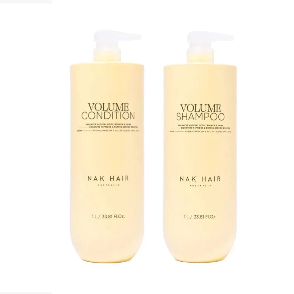 NAK Signature Volume Shampoo & Conditioner 1L Duo
