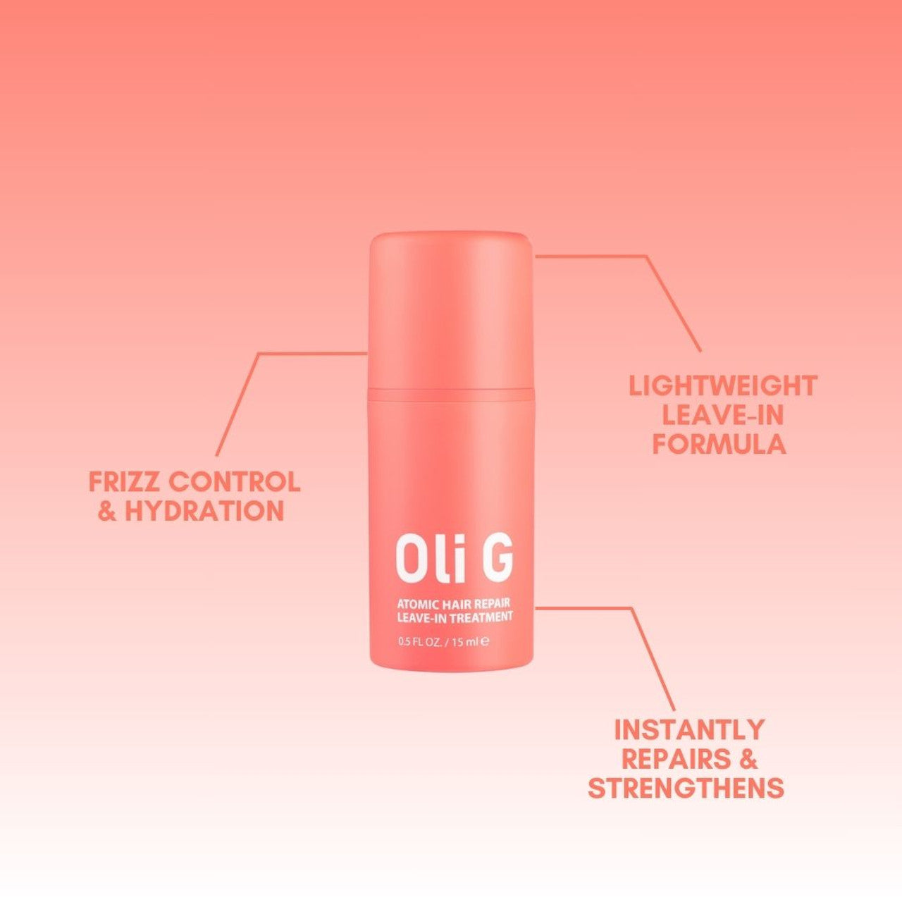 Oli G Atomic Hair Repair Leave-In Treatment 15mL