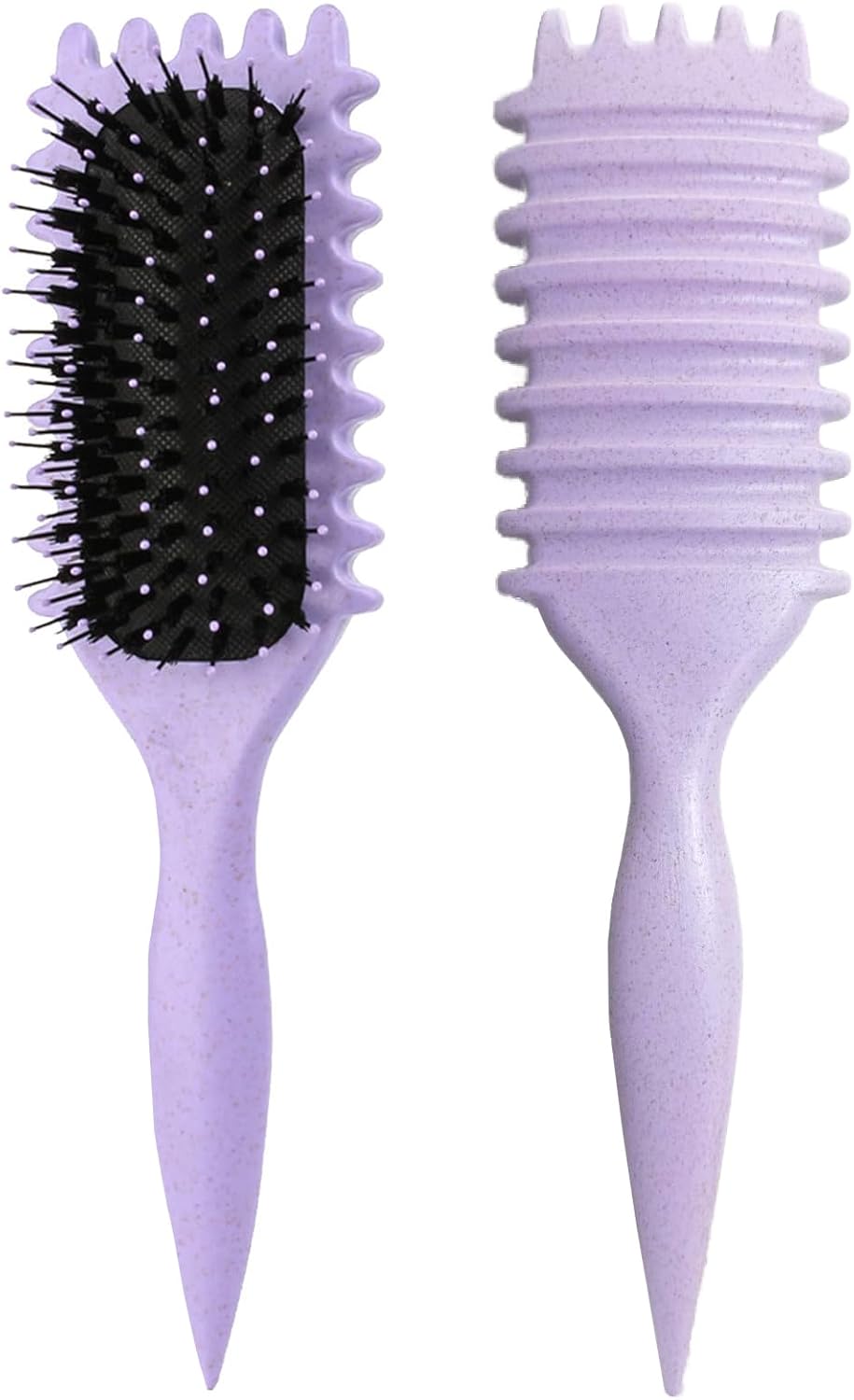 Curly Hair Styling Brush Purple