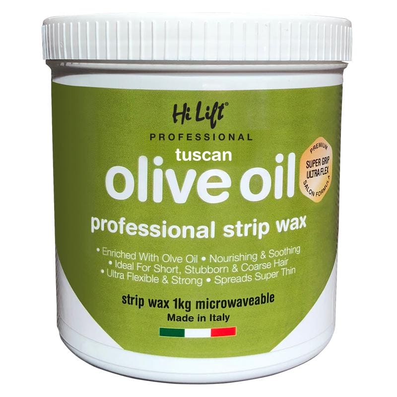 Hi Lift Tuscan Olive Oil Strip Wax - 1000ml Tub