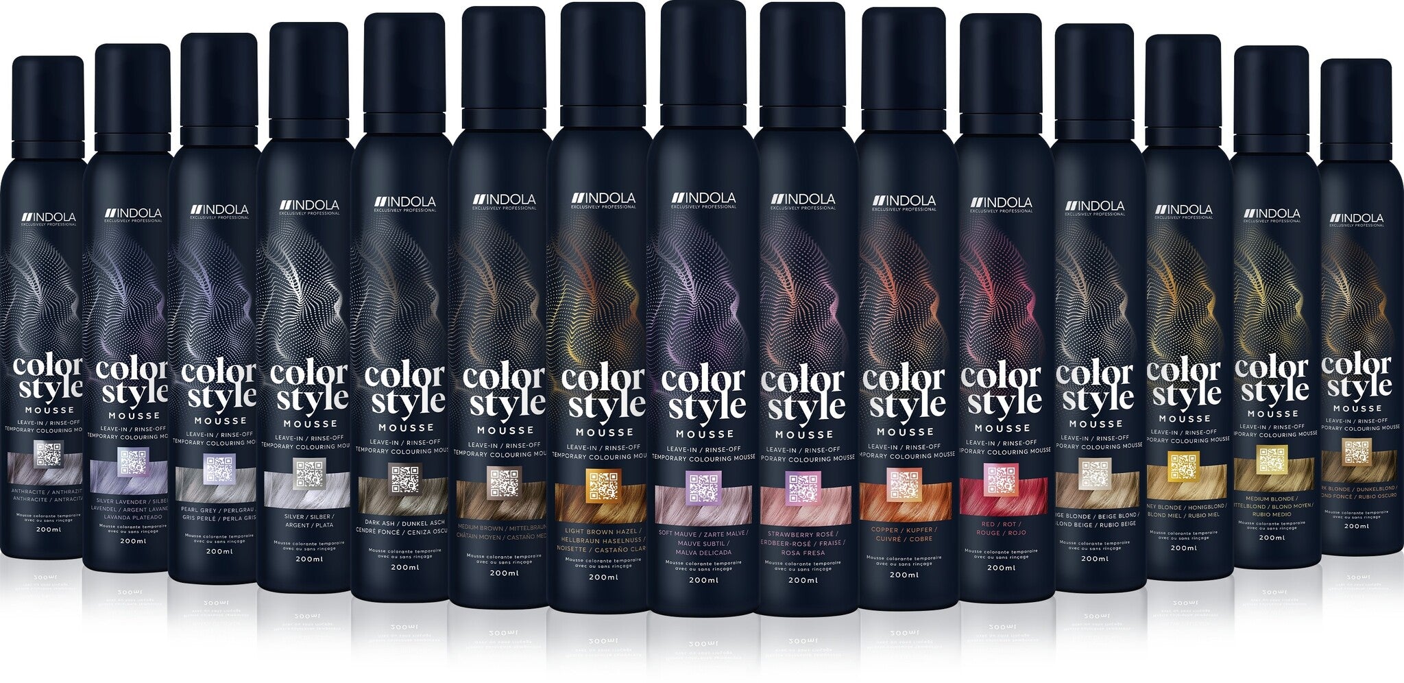 Indola Color Style Mousse Dark Blonde 200ml