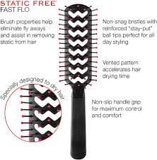 Cricket Static Free Fast Flo Brush Large