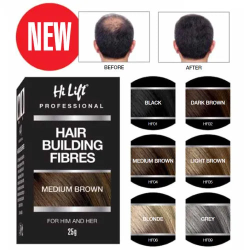 Hi Lift Hair Building Fibres 25g Black