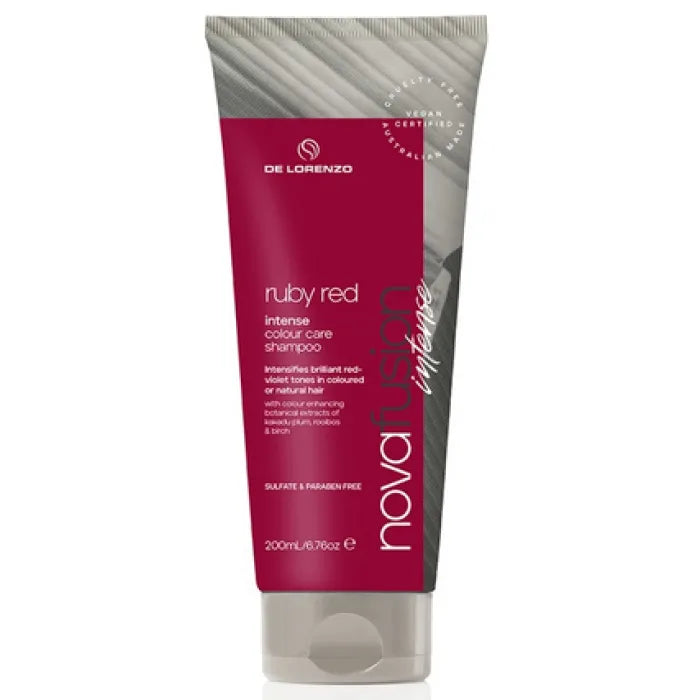 De Lorenzo Nova Fusion Intense Colour Care Shampoo - Ruby Red (200ml)