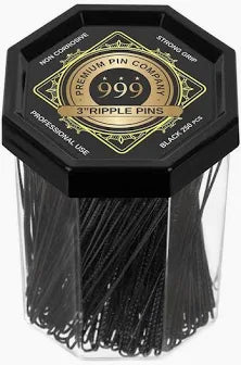 999 Ripple Pins 3" Black