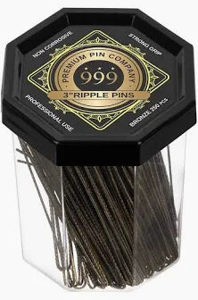 999 Ripple Pins 3" Bronze