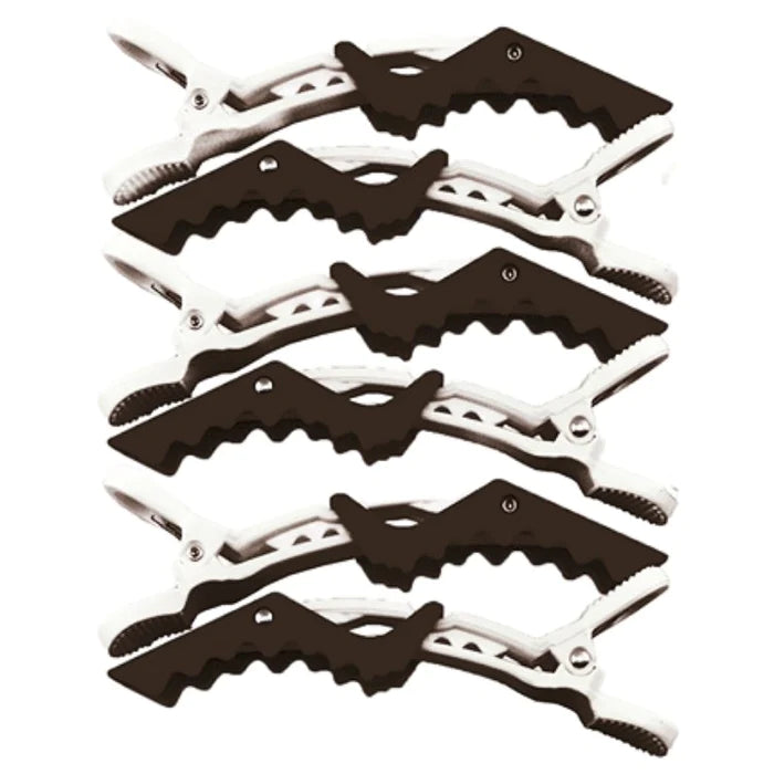 Termax Crocodile Clips 10 pack Black & White