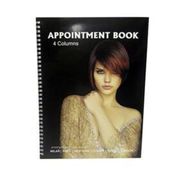 4 Column Apppointment Book - HairBeautyInk