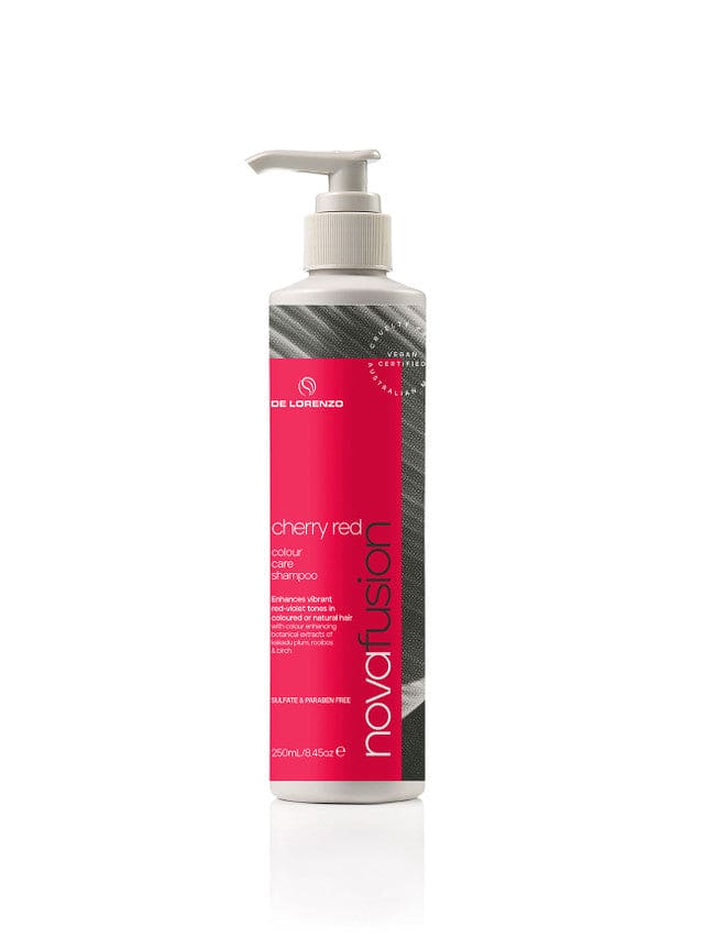 De Lorenzo Nova Fusion Intense Colour Care Shampoo - Ruby Red (200ml) - HairBeautyInk