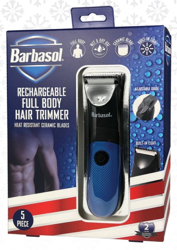 Barbasol Rechargeable Full Body Trimmer - HairBeautyInk