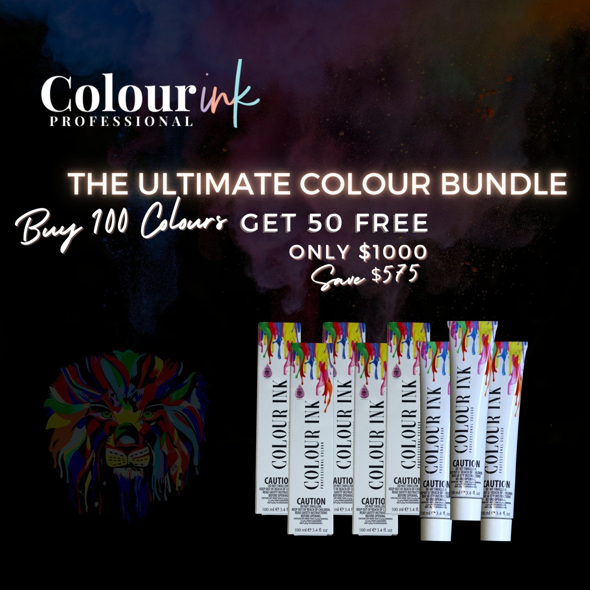 Colour Ink Ultimate Colour Bundle - (SAVE $575) - HairBeautyInk