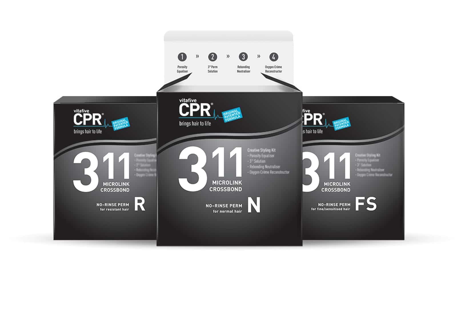 CPR-311 NO RINSE PERM - NORMAL HAIR - HairBeautyInk