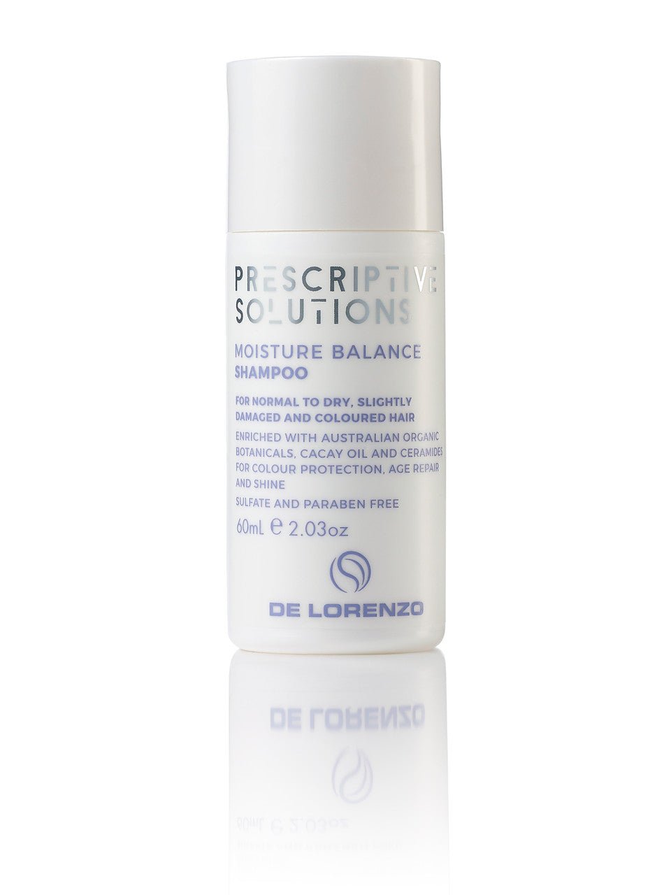 De Lorenzo Prescriptive Solutions Moisture Balance Shampoo 60mls - HairBeautyInk