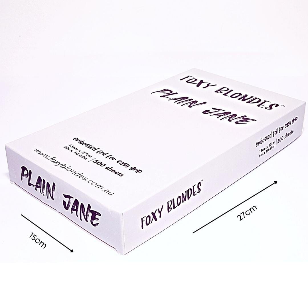 Foxy Blondes Plain Jane 27cm Pre-Cut Flat Pack Foils - HairBeautyInk