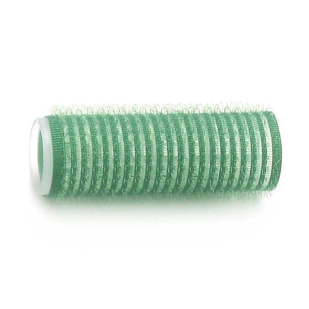 Hair Fx Magic Grip Velcro Rollers 12pc 21mm Green - HairBeautyInk