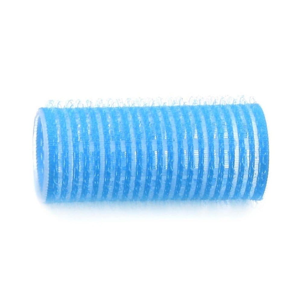 Hair Fx Magic Grip Velcro Rollers 12pc 28mm Light Blue - HairBeautyInk