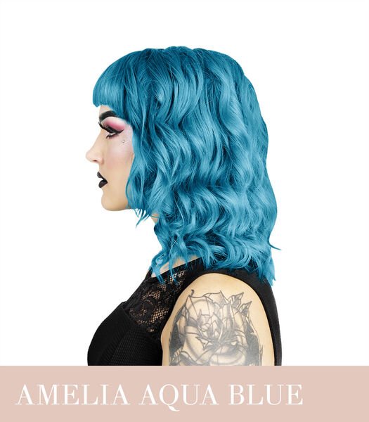 Herman's Amazing Amelia Aqua Blue - HairBeautyInk