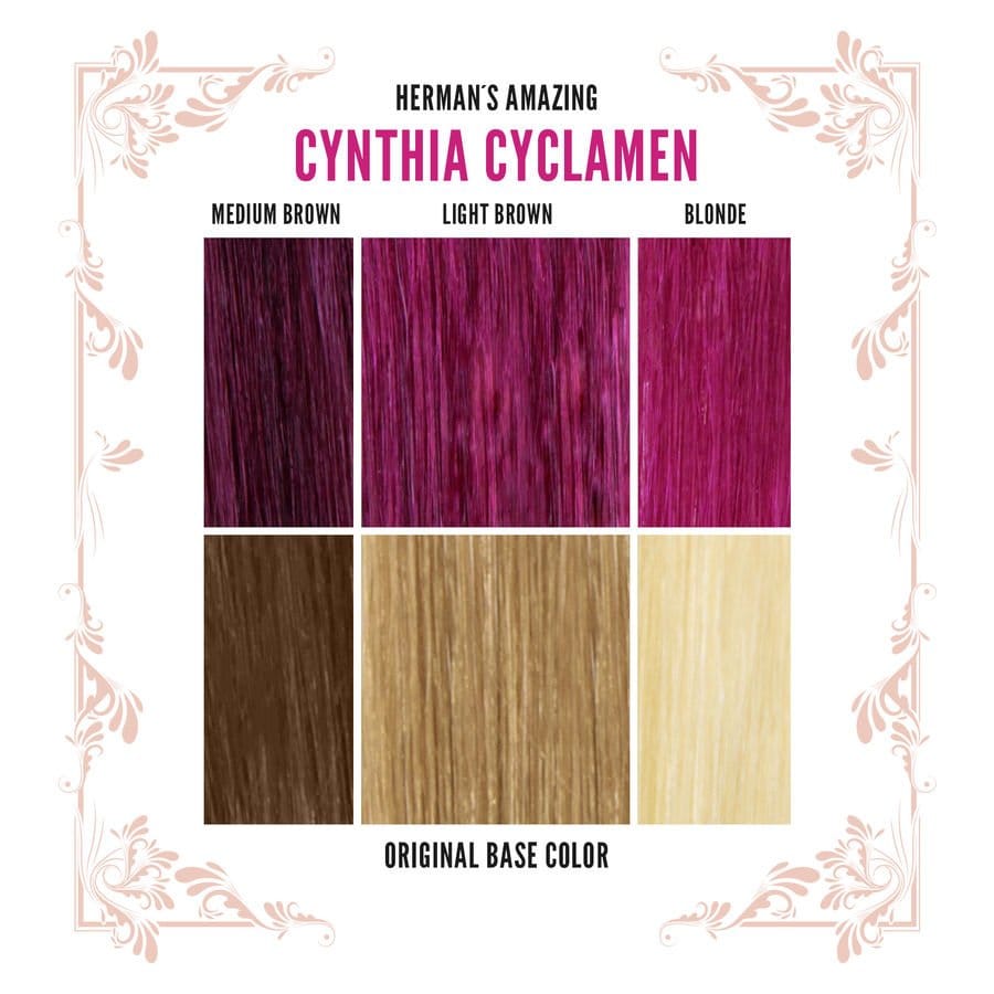 Herman's Amazing Cynthia Cyclamen - HairBeautyInk