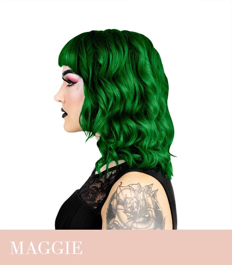 Herman's Amazing Maggie Dark Green - HairBeautyInk