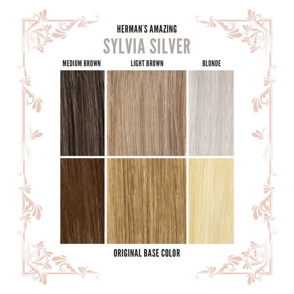 Herman's Amazing Sylvia Silver - HairBeautyInk