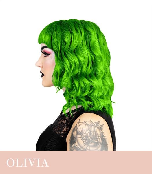 Herman's Amazing UV Olivia Green - HairBeautyInk