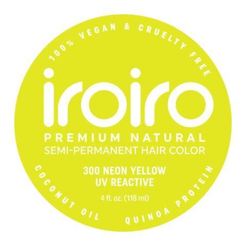 Iroiro 300 Neon Yellow 118ml - HairBeautyInk