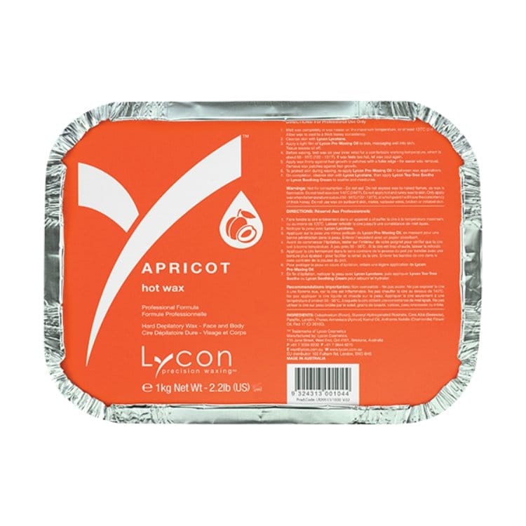 Lycojet Hot Wax Apricot 1KG - Lycon - HairBeautyInk
