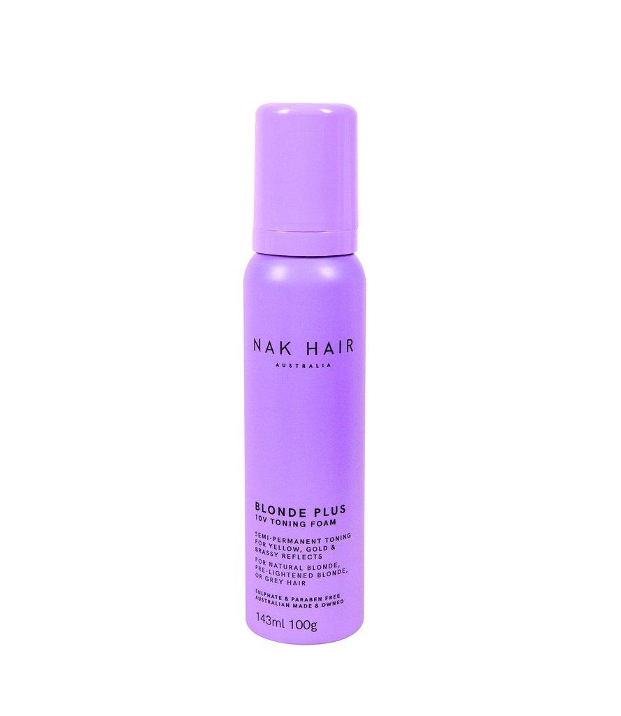 NAK Blonde Plus 10V Toning Foam 100g - HairBeautyInk