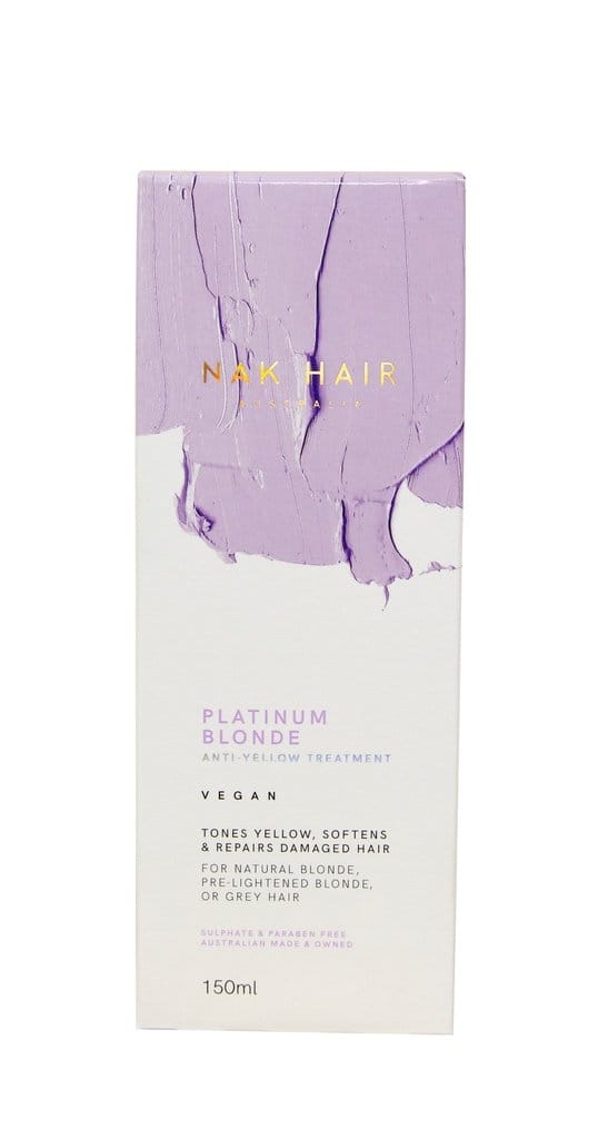NAK Platinum Blonde Anti-Yellow Treatment 150ml - HairBeautyInk