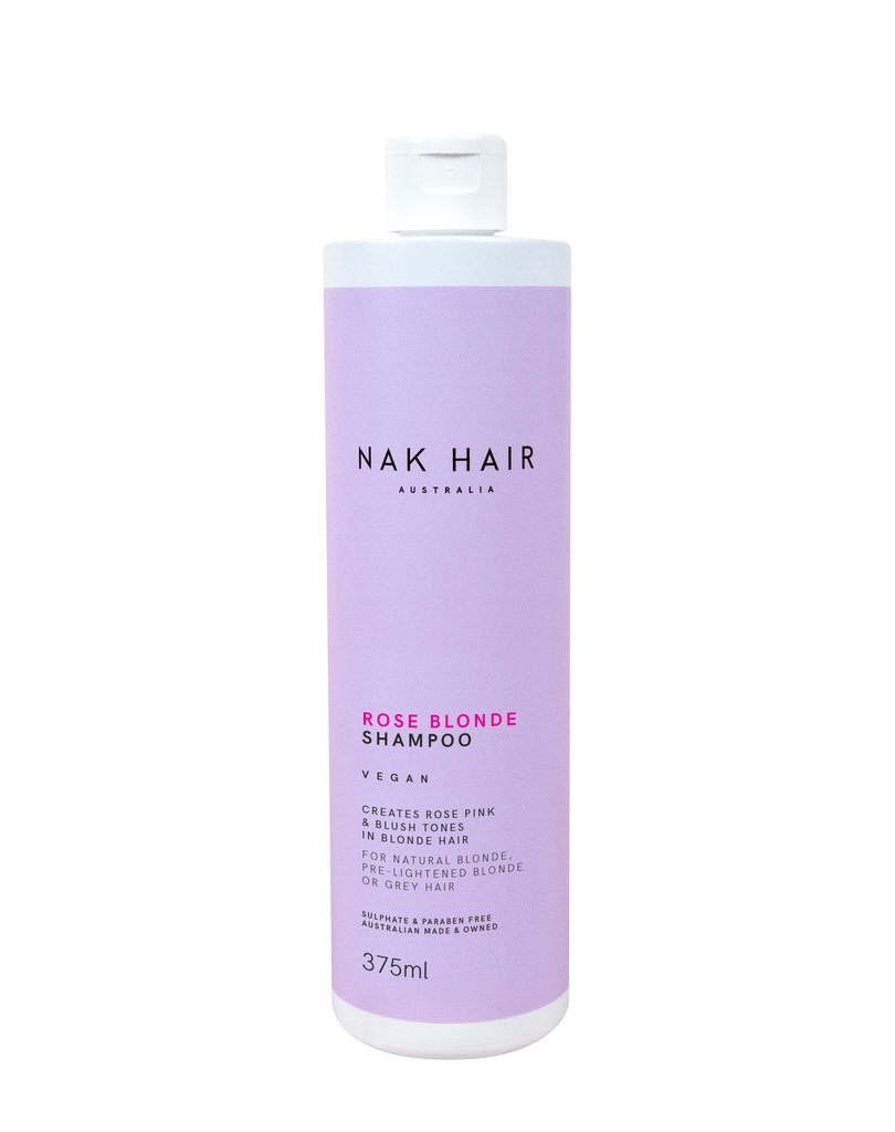 NAK Rose Blonde Shampoo 375ml - HairBeautyInk