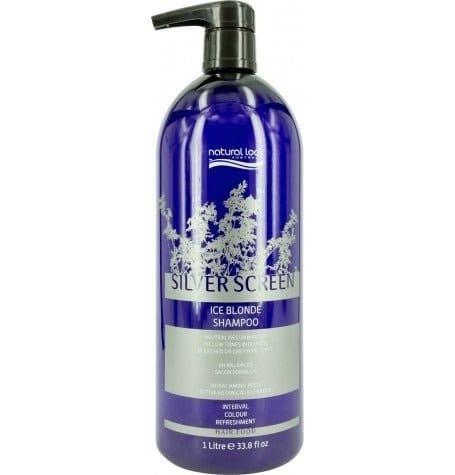 Natural Look Hair Food Silver Screen Ice Blonde Shampoo 1L - HairBeautyInk