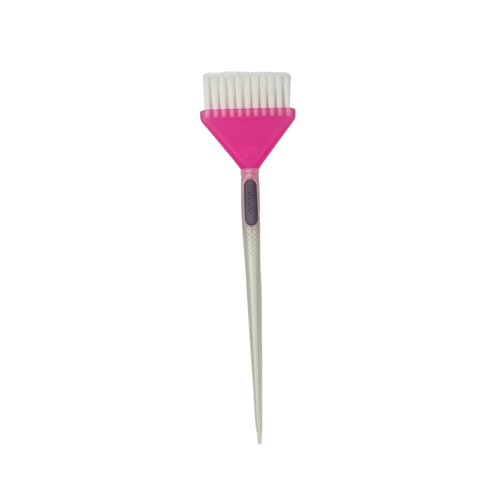 Pink Tint Brush with White Bristles - HairBeautyInk